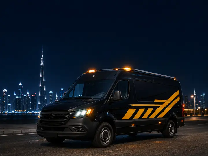 Dubai roadside assistance van